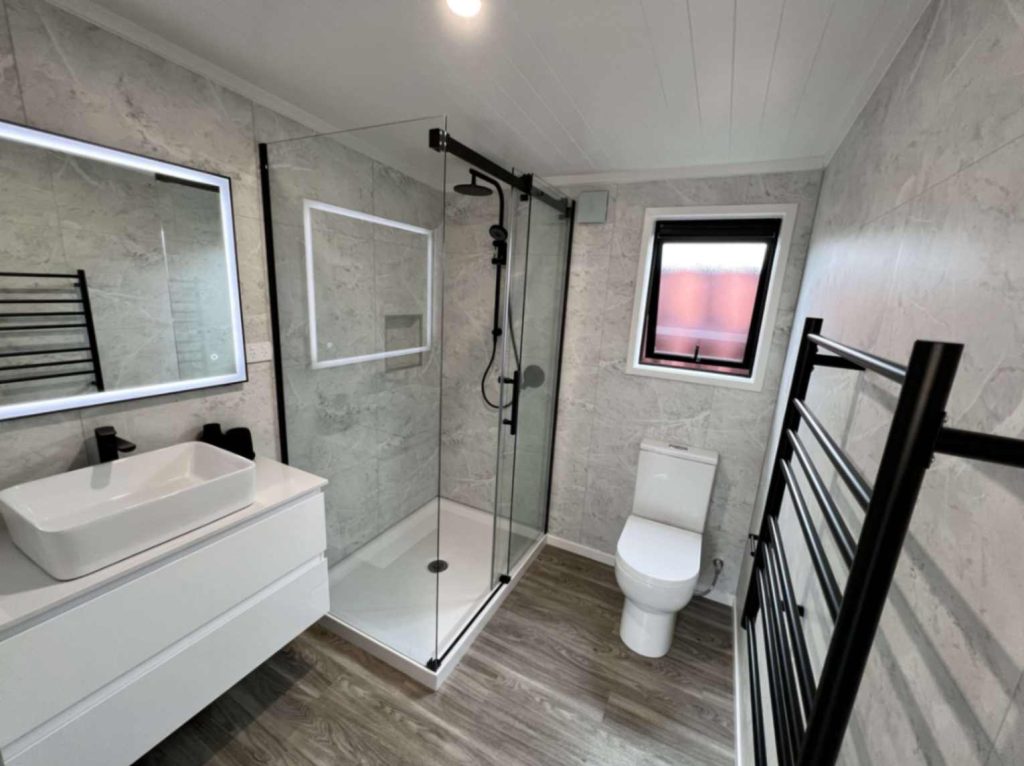 Luxurious and generous bathroom design