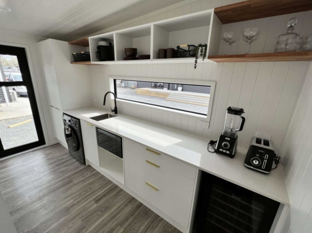 Functionality and flow in a tiny house