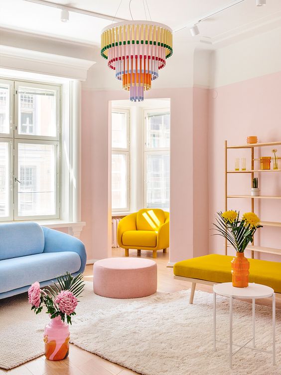 Balancing Pastel Colours with Scandinavian Furniture
