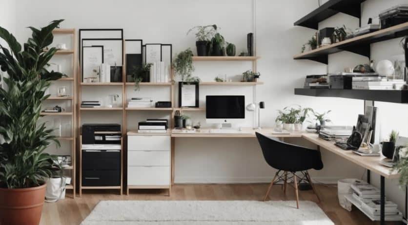 home office ideas for smaller spaces