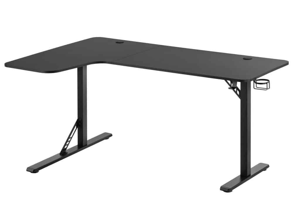 Juggernaut L-Shaped Gaming Desk - Black