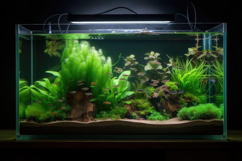 maintaining aquarium