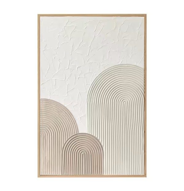 textured framed canvas